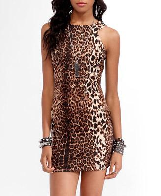 рокля от леопард