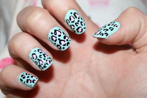 manicure leopardo