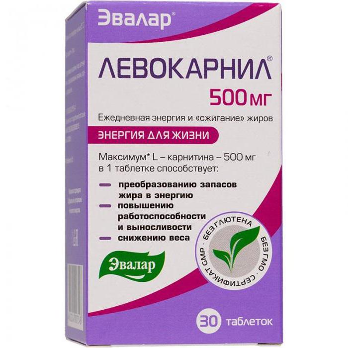 levokarnil 500 mg evalar ревюта