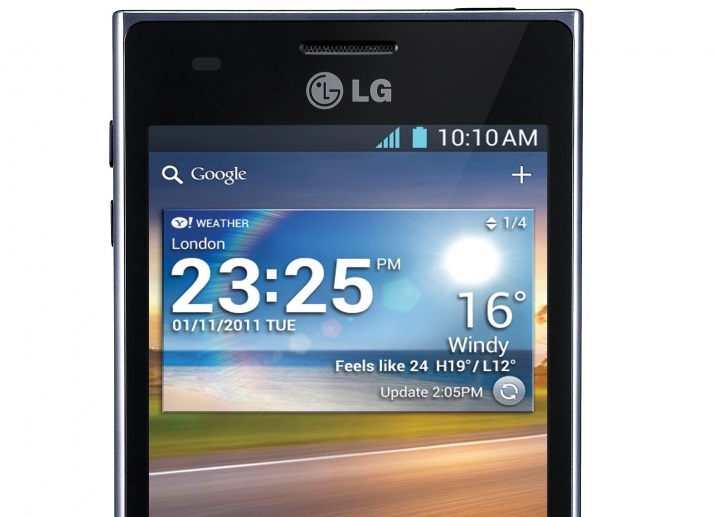 Wyświetl LG Optimus L5
