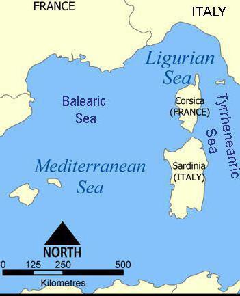 kde je ligurské moře
