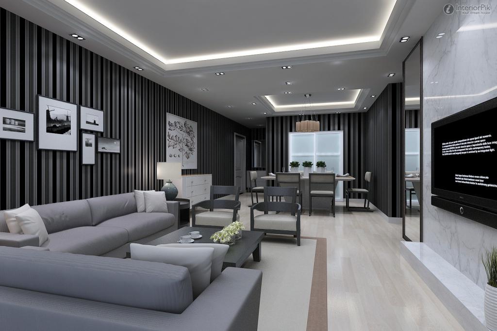 moderní osvětlení obývacího pokoje