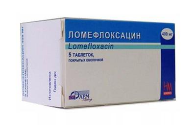 složení lomefloxacinu
