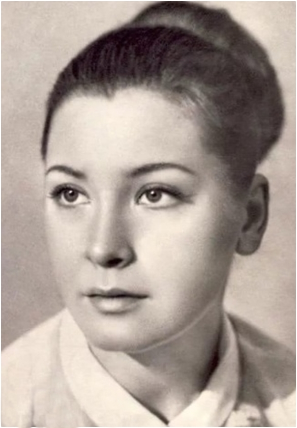 Ljudmila Maksakova v študentskih letih