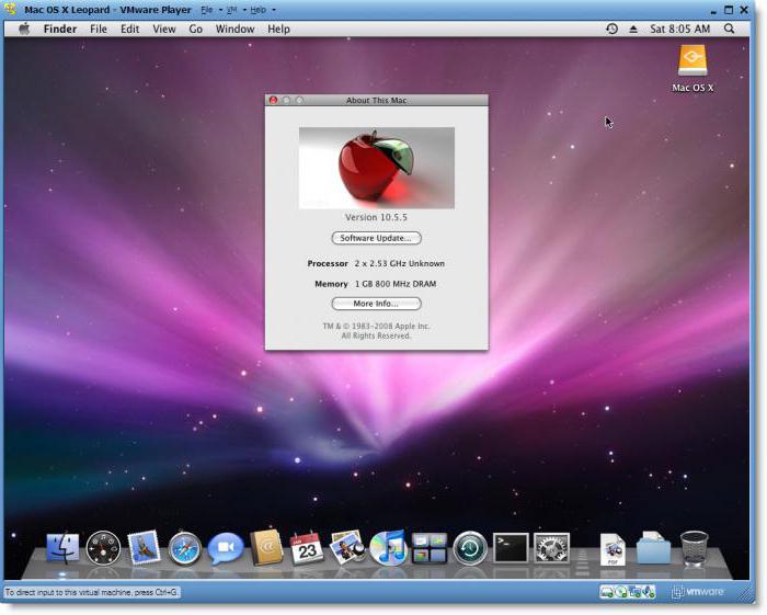 instalace Mac OS na notebooku