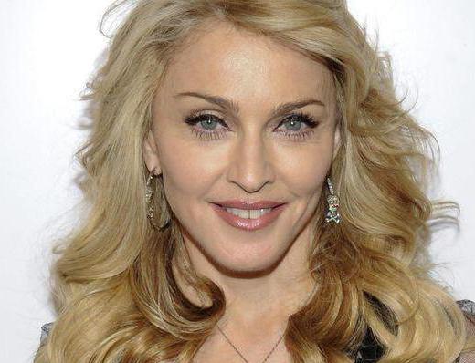Мадона в младостта си и сега