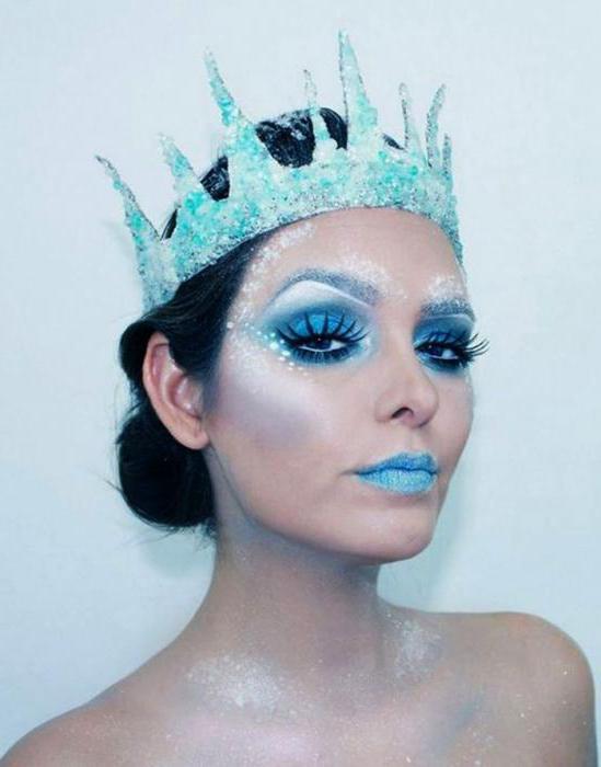 makeup sníh královna