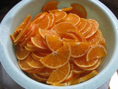 mandarínkový džem s kůrou