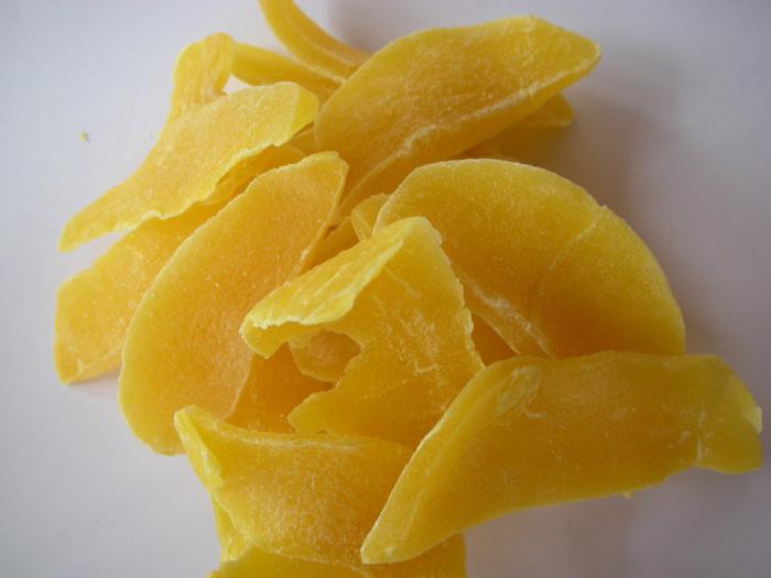 Sušené mango kalorie
