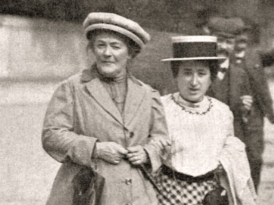 Clara Zetkin in Rosa Luxemburg