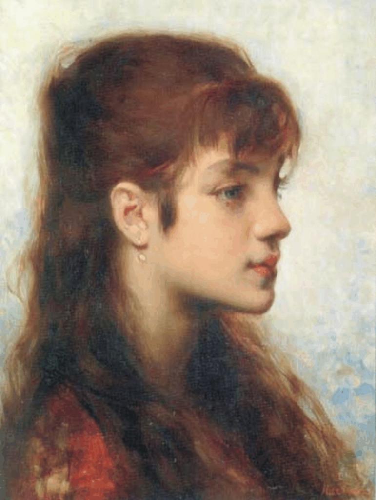 Jeden z jejich autoportrétů Bashkirtseva 1882