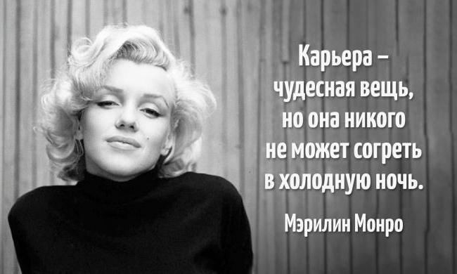 Marilyn Monroe Citáty
