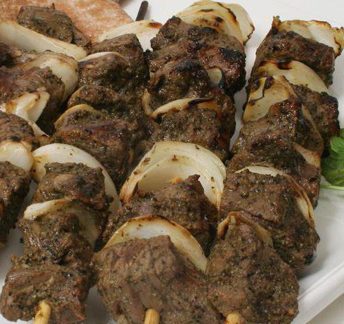 marináda pro šišky kebab pro hovězí maso