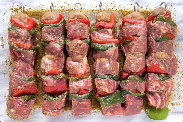 marinado za goveji kebab s kisom