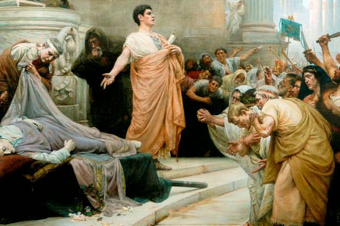 Caesar a Mark Antony