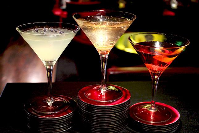 cocktail di champagne martini