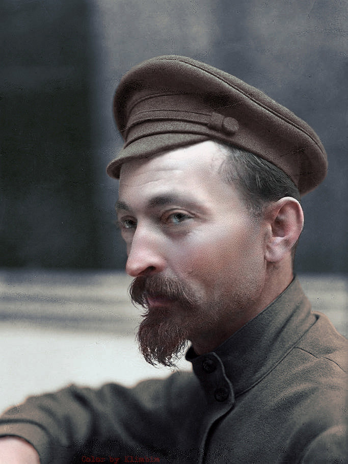 Il capo della Moscow Gub Cheka F.E.  Dzerzhinsky