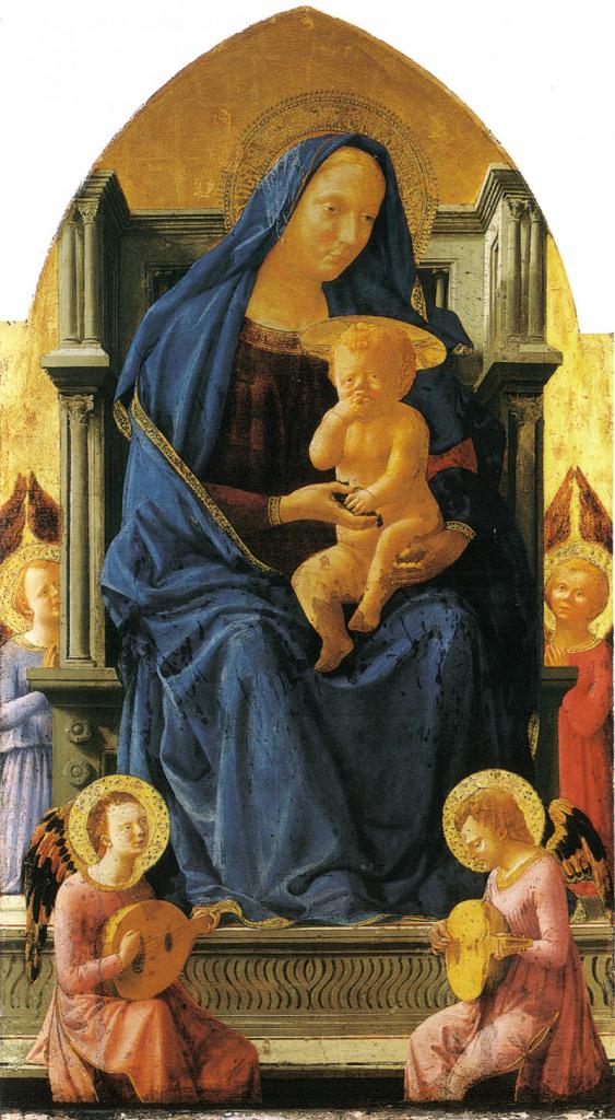 "Madonna i dziecko z czterema aniołami