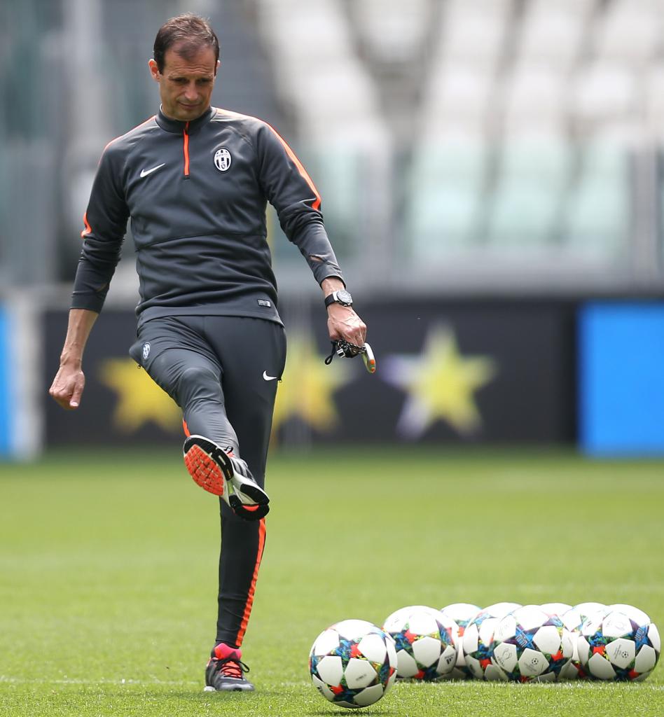 Trener Massimiliano Allegri Juventus