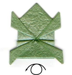 origami žaba