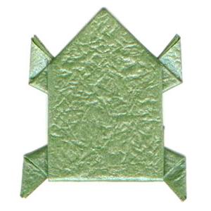 żaba origami
