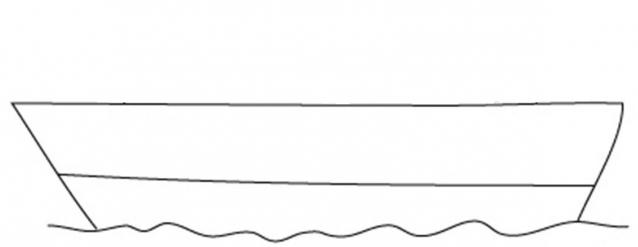 как да нарисувате кораб с молив стъпка по стъпка