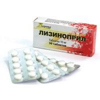 tablety lisinoprilu