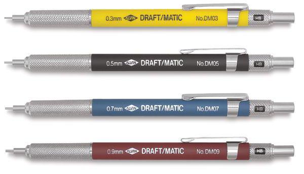 mehanički olovke u boji
