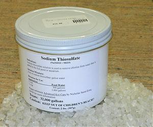 Čiščenje natrijevega tiosulfata