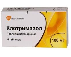 vaginálních tablet clotrimazolu