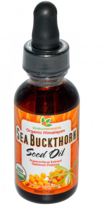 лечебни свойства на масло от морски зърнастец