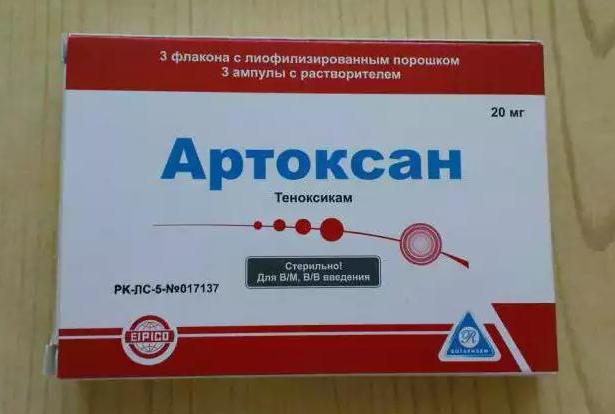 istruzioni per l'iniezione di artoksan per l'uso
