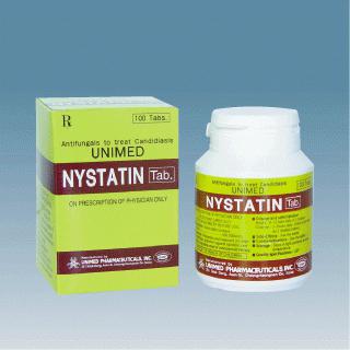 Tablety přípravku Nystatin jsou určeny k použití