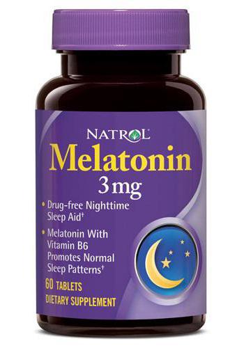 spací pilulka melatonin