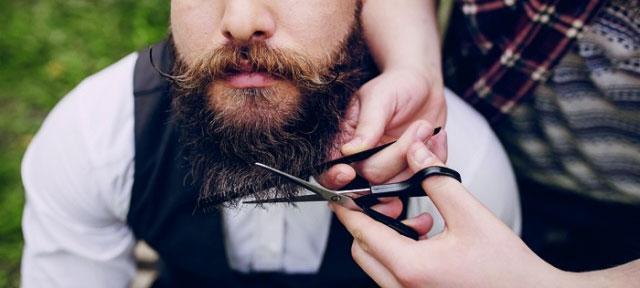 le barbe degli uomini sono eleganti