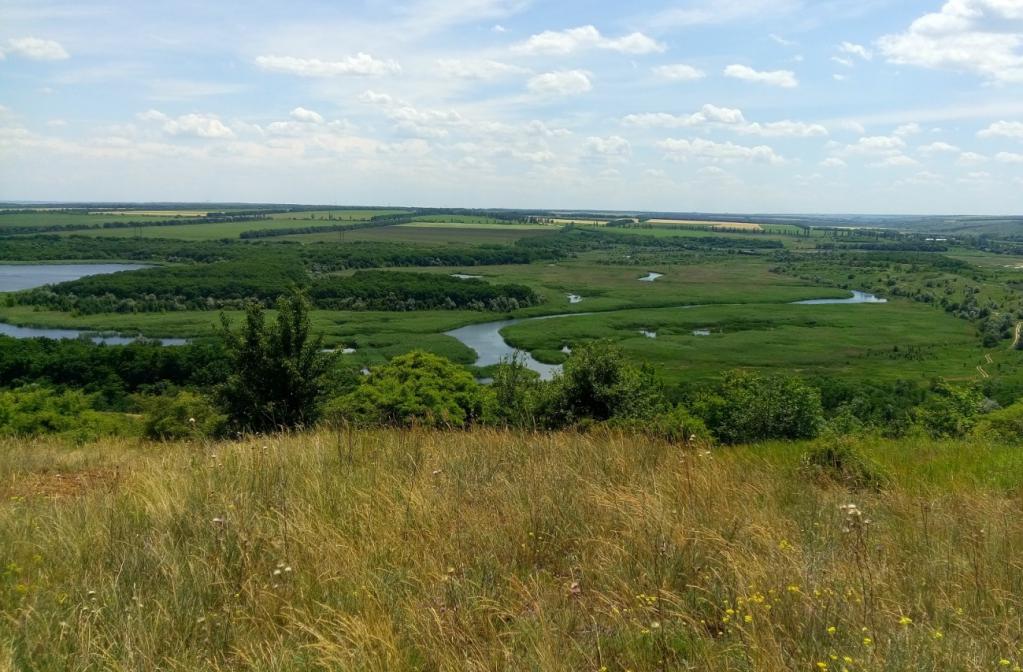 Relief in minerali v regiji Donetsk