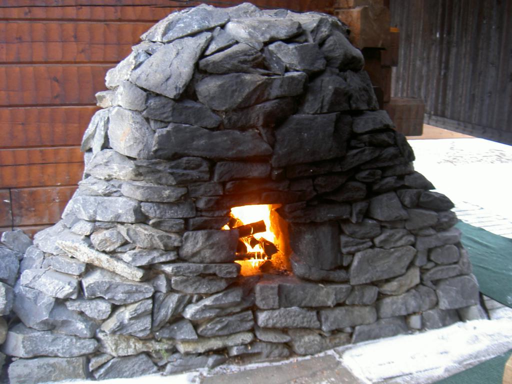 Оригинална печка Каменка за баня в черно
