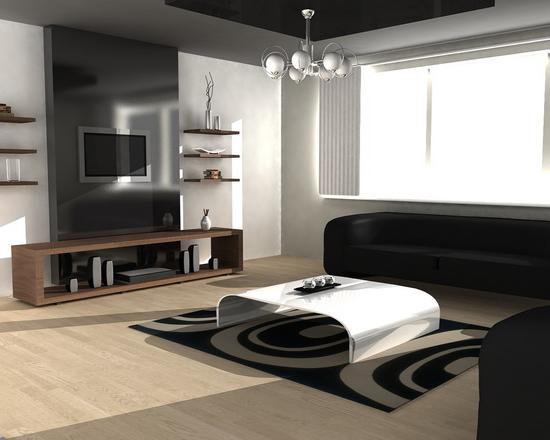 moderní obývací pokoj design fotografie