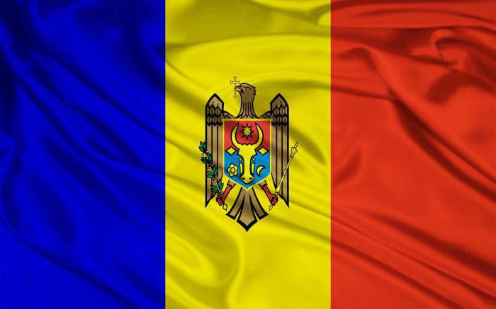come appare la bandiera della Moldavia