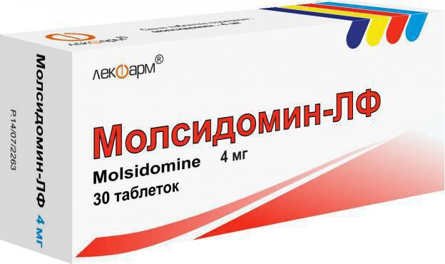 Návod k použití přípravku Molsidomine