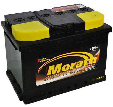 batteria per auto moratti