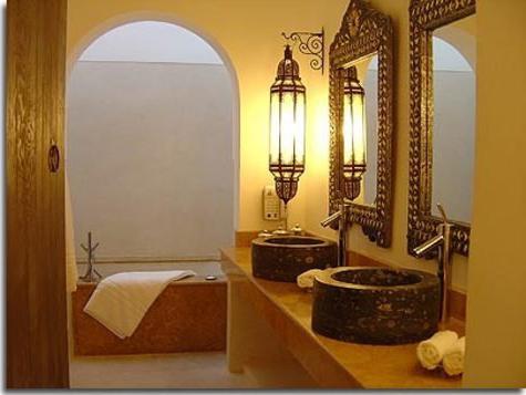 Koupelna v Maroku