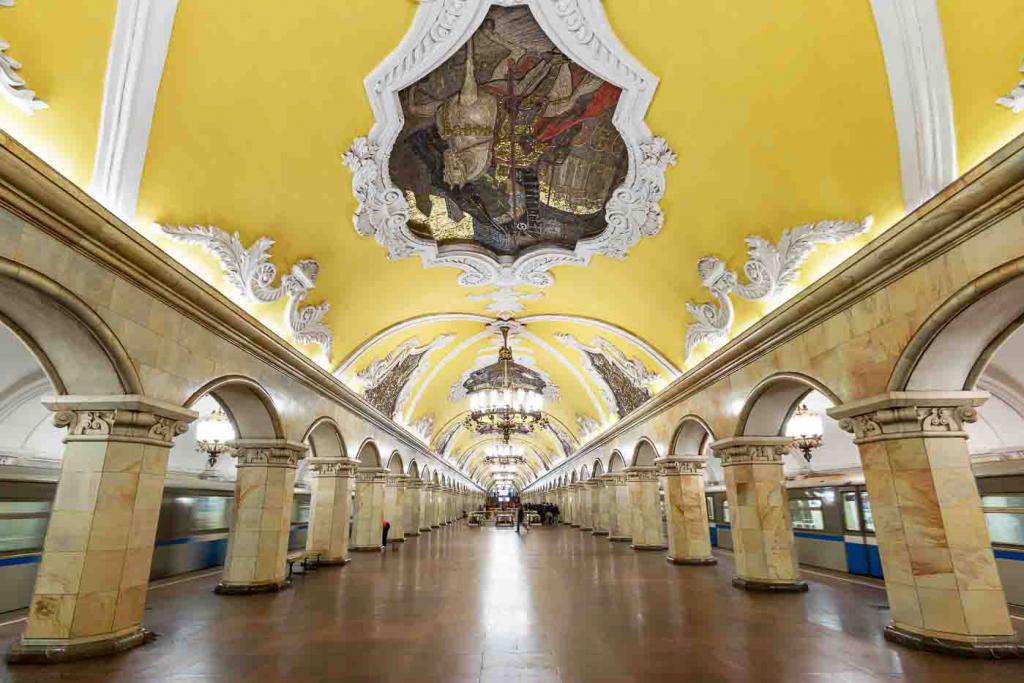 Moskva je podzemna železnica