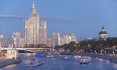 prawy dopływ rzeki Moskwy
