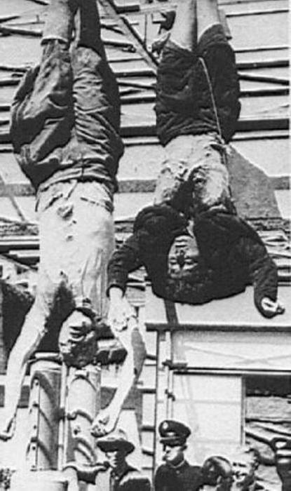 Бенито Мусолини и Хитлер