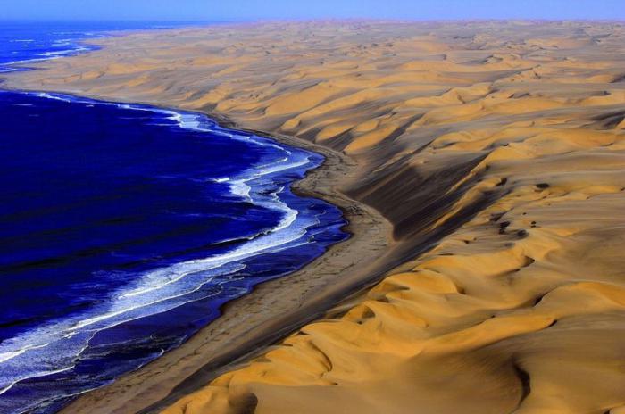 Důvody vzniku pouště Namib