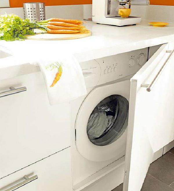 перални машини с горещо натоварване са тесни
