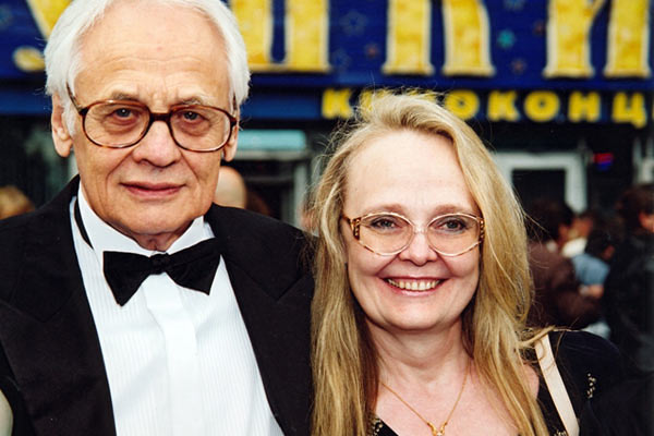 Belokhvostikova con suo marito