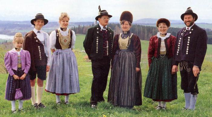 costumi nazionali tedeschi