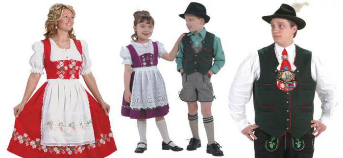 Njemački nacionalni kostim za djevojčice